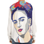 Magdalena Carmen Frida Kahlo Print Long Sleeve Baseball Jersey
