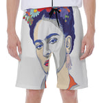 Magdalena Carmen Frida Kahlo Print Men's Beach Shorts
