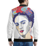 Magdalena Carmen Frida Kahlo Print Men's Bomber Jacket