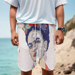 Magdalena Carmen Frida Kahlo Print Men's Cargo Shorts