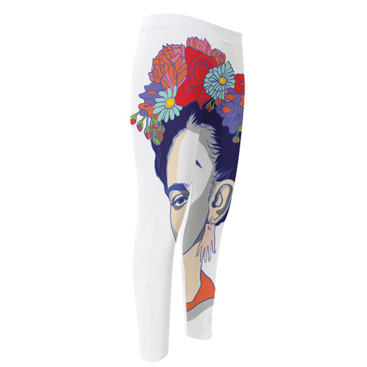 Magdalena Carmen Frida Kahlo Print Men's Compression Pants