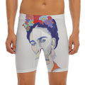 Magdalena Carmen Frida Kahlo Print Men's Long Boxer Briefs