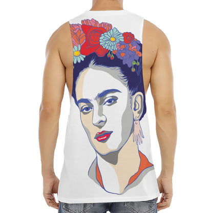 Magdalena Carmen Frida Kahlo Print Men's Muscle Tank Top