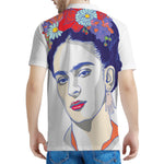 Magdalena Carmen Frida Kahlo Print Men's Polo Shirt