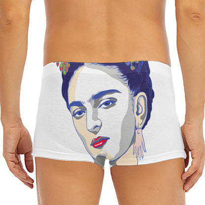 Magdalena Carmen Frida Kahlo Print Men's Short Boxer Briefs