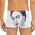 Magdalena Carmen Frida Kahlo Print Men's Short Boxer Briefs