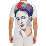 Magdalena Carmen Frida Kahlo Print Men's Short Sleeve Rash Guard