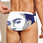 Magdalena Carmen Frida Kahlo Print Men's Swim Briefs