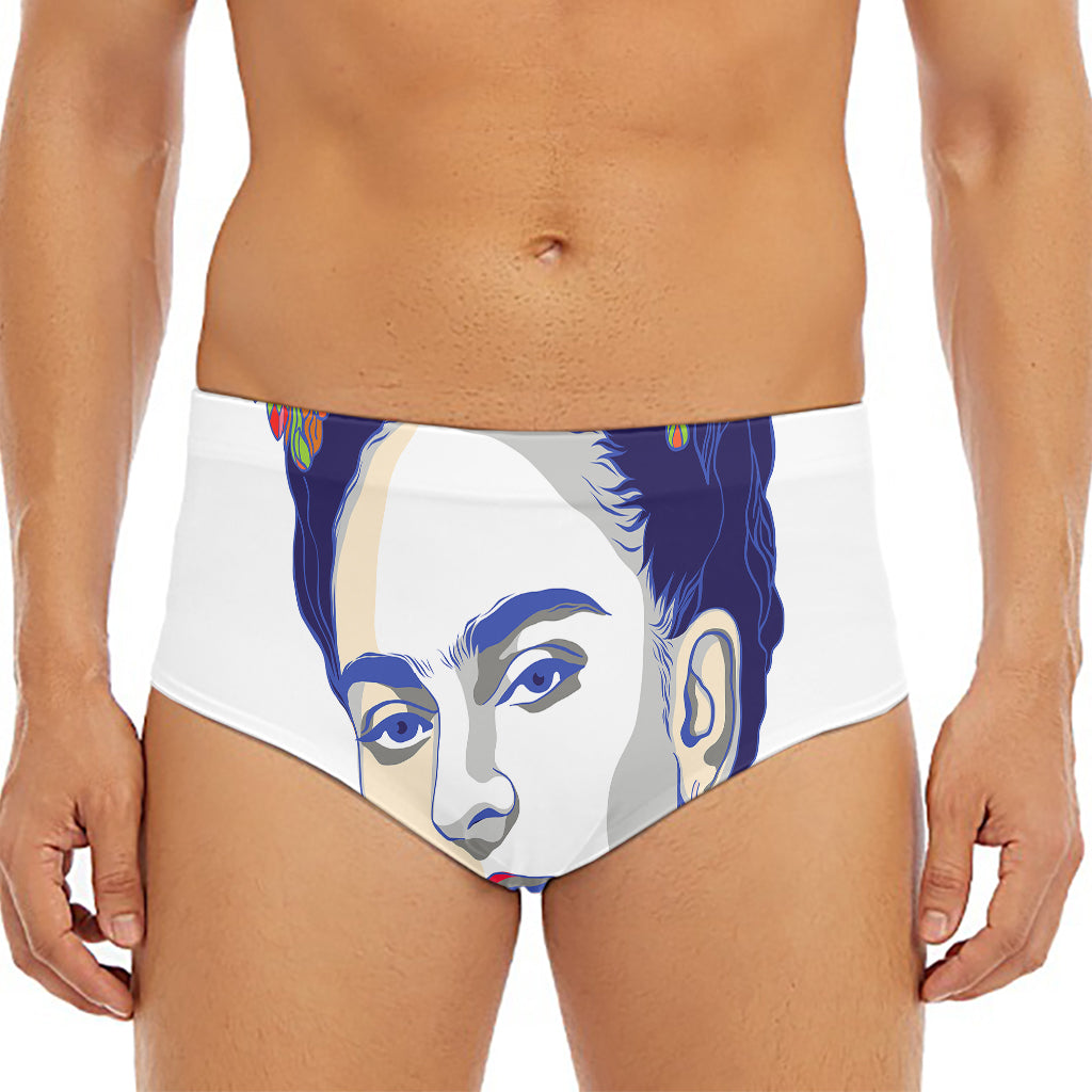 Magdalena Carmen Frida Kahlo Print Men's Triangle Swim Briefs