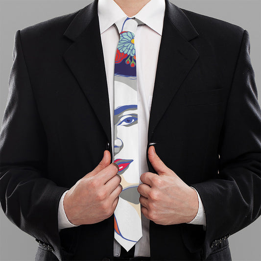 Magdalena Carmen Frida Kahlo Print Necktie