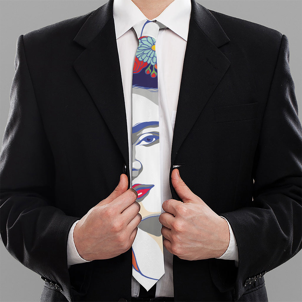 Magdalena Carmen Frida Kahlo Print Necktie