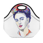 Magdalena Carmen Frida Kahlo Print Neoprene Lunch Bag