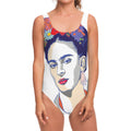 Magdalena Carmen Frida Kahlo Print One Piece Swimsuit
