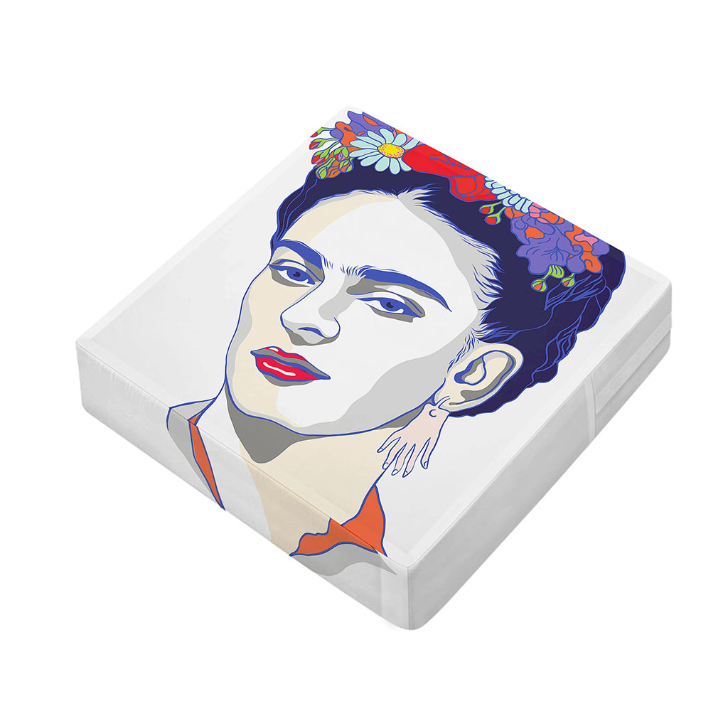 Magdalena Carmen Frida Kahlo Print Outdoor Seat Cushion Cover