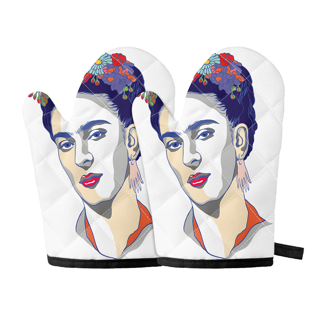 Magdalena Carmen Frida Kahlo Print Oven Mitts