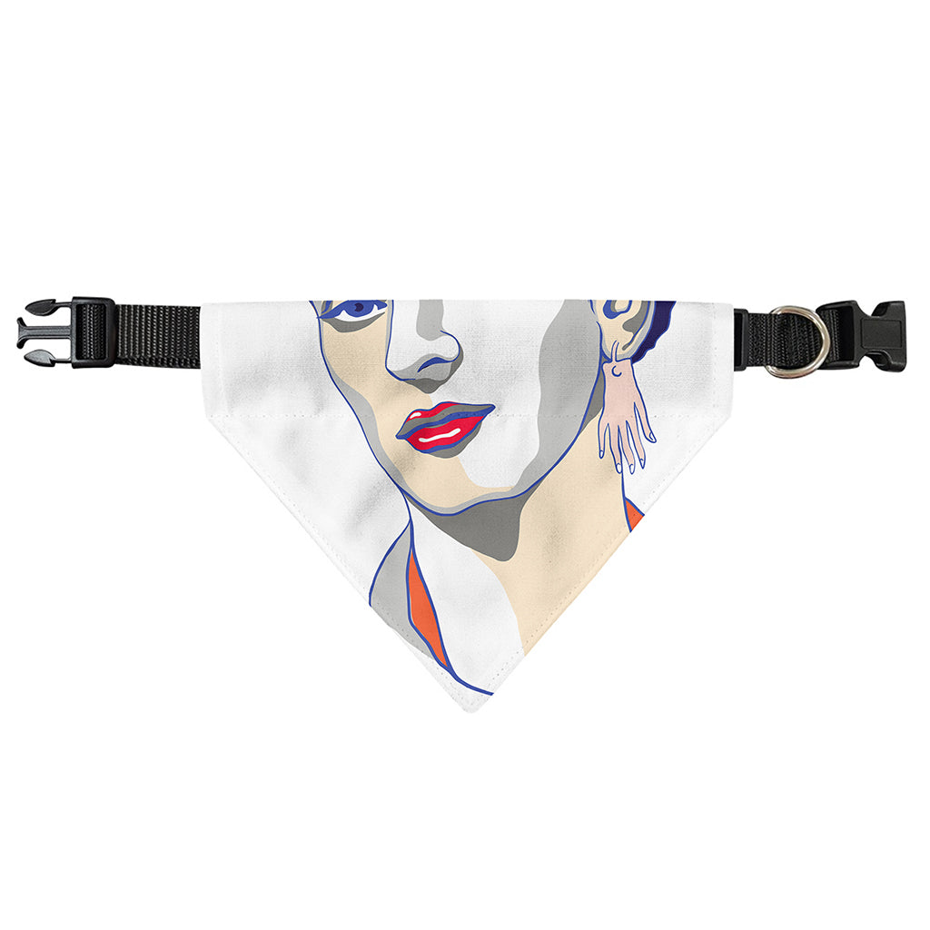 Magdalena Carmen Frida Kahlo Print Over The Collar Dog Bandana