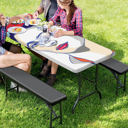 Magdalena Carmen Frida Kahlo Print Picnic Table Cover