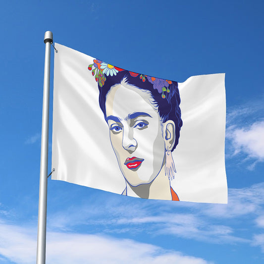 Magdalena Carmen Frida Kahlo Print Polyester Flag