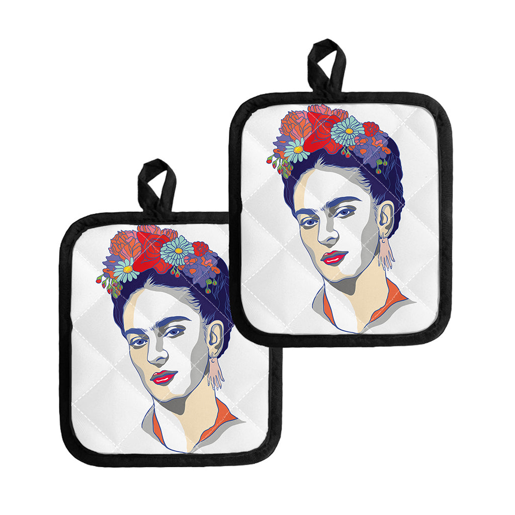 Magdalena Carmen Frida Kahlo Print Pot Holders