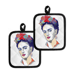 Magdalena Carmen Frida Kahlo Print Pot Holders