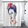 Magdalena Carmen Frida Kahlo Print Premium Shower Curtain