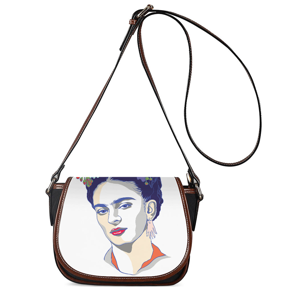 Magdalena Carmen Frida Kahlo Print Saddle Bag