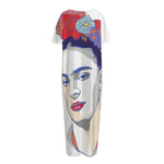Magdalena Carmen Frida Kahlo Print Short Sleeve Long Nightdress