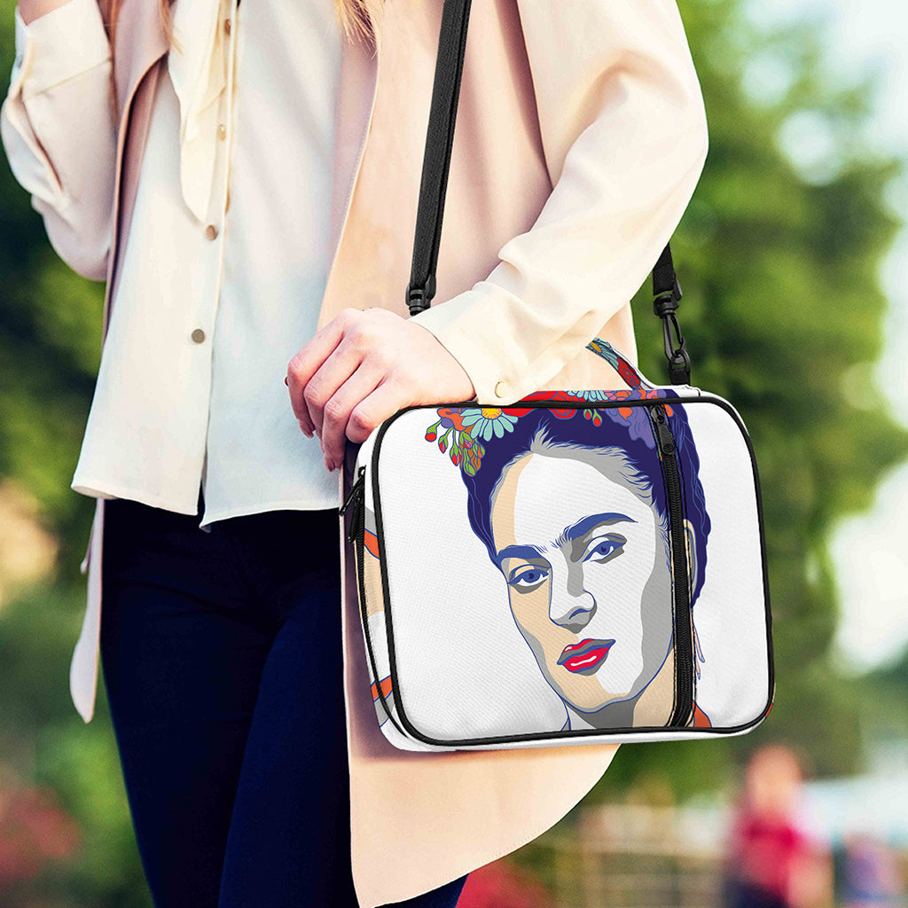 Magdalena Carmen Frida Kahlo Print Shoulder Strap Bible Bag