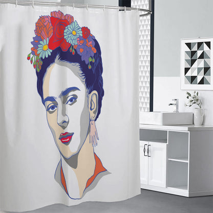 Magdalena Carmen Frida Kahlo Print Shower Curtain