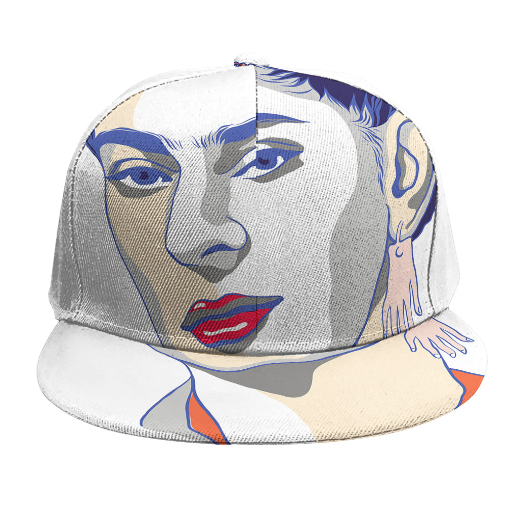 Magdalena Carmen Frida Kahlo Print Snapback Cap