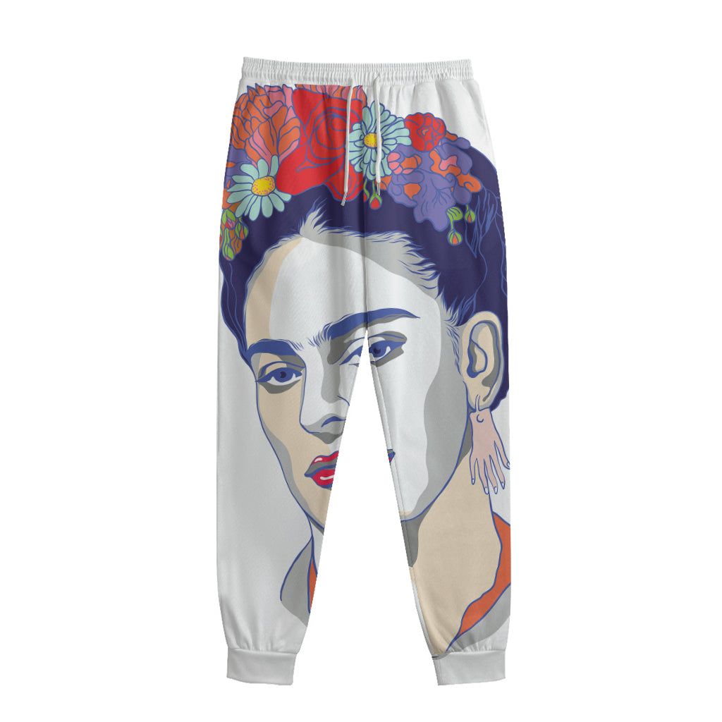 Magdalena Carmen Frida Kahlo Print Sweatpants