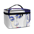 Magdalena Carmen Frida Kahlo Print Travel Makeup Bag