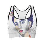 Magdalena Carmen Frida Kahlo Print Women's Sports Bra