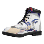 Magdalena Carmen Frida Kahlo Print Work Boots