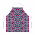 Magenta Mandala Bohemian Pattern Print Adjustable Apron