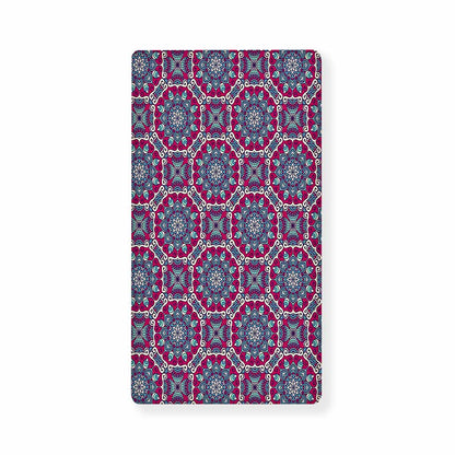 Magenta Mandala Bohemian Pattern Print Baby Crib Sheet
