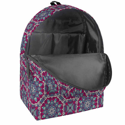 Magenta Mandala Bohemian Pattern Print Backpack