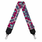 Magenta Mandala Bohemian Pattern Print Bag Strap