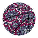 Magenta Mandala Bohemian Pattern Print Basketball