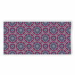 Magenta Mandala Bohemian Pattern Print Beach Towel