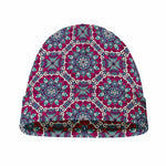 Magenta Mandala Bohemian Pattern Print Beanie