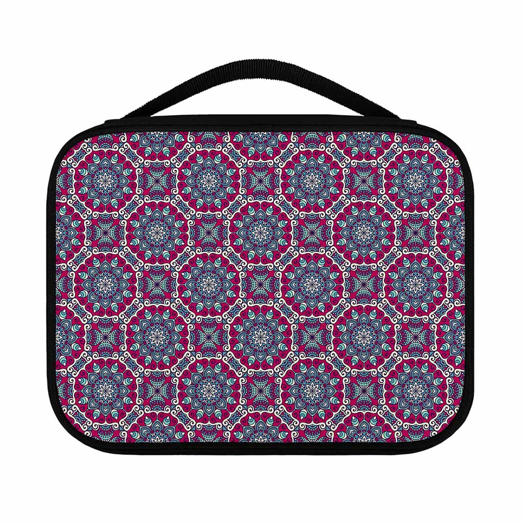Magenta Mandala Bohemian Pattern Print Classic Bible Case