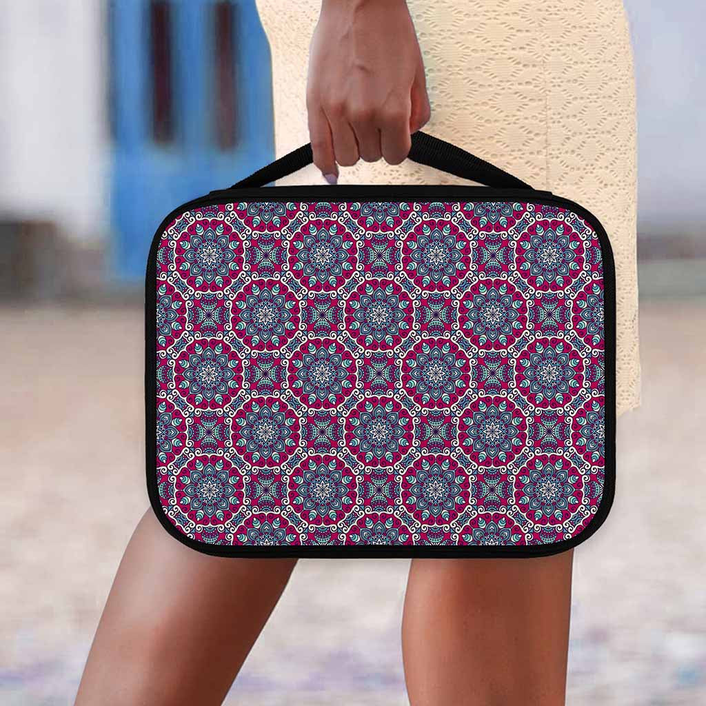 Magenta Mandala Bohemian Pattern Print Classic Bible Case