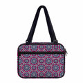 Magenta Mandala Bohemian Pattern Print Double Strap Bible Bag