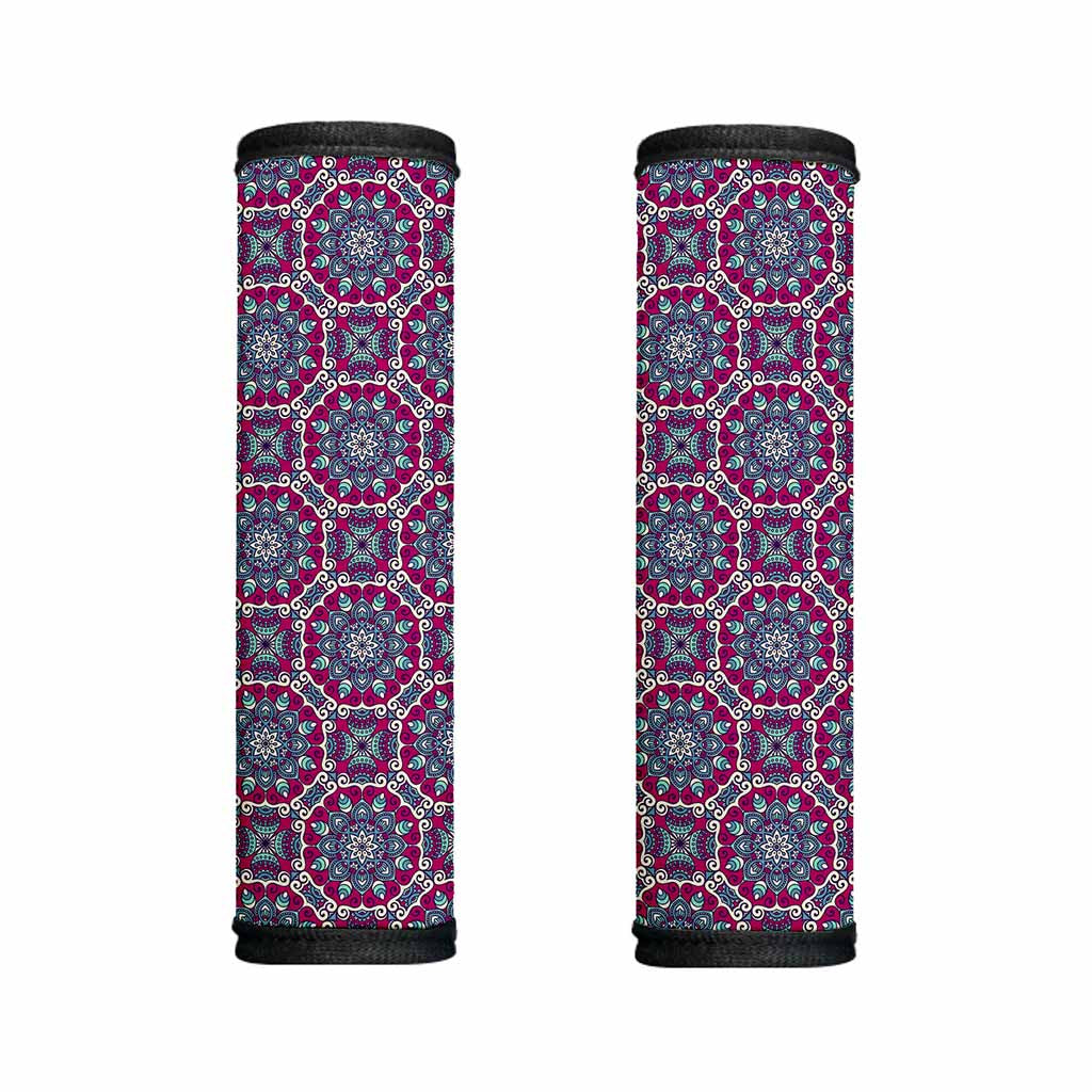 Magenta Mandala Bohemian Pattern Print Handle Covers