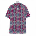 Magenta Mandala Bohemian Pattern Print Hawaiian Shirt