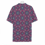 Magenta Mandala Bohemian Pattern Print Hawaiian Shirt