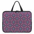 Magenta Mandala Bohemian Pattern Print Laptop Sleeve With Handle
