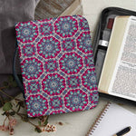 Magenta Mandala Bohemian Pattern Print Leather Bible Cover