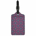 Magenta Mandala Bohemian Pattern Print Luggage Tag